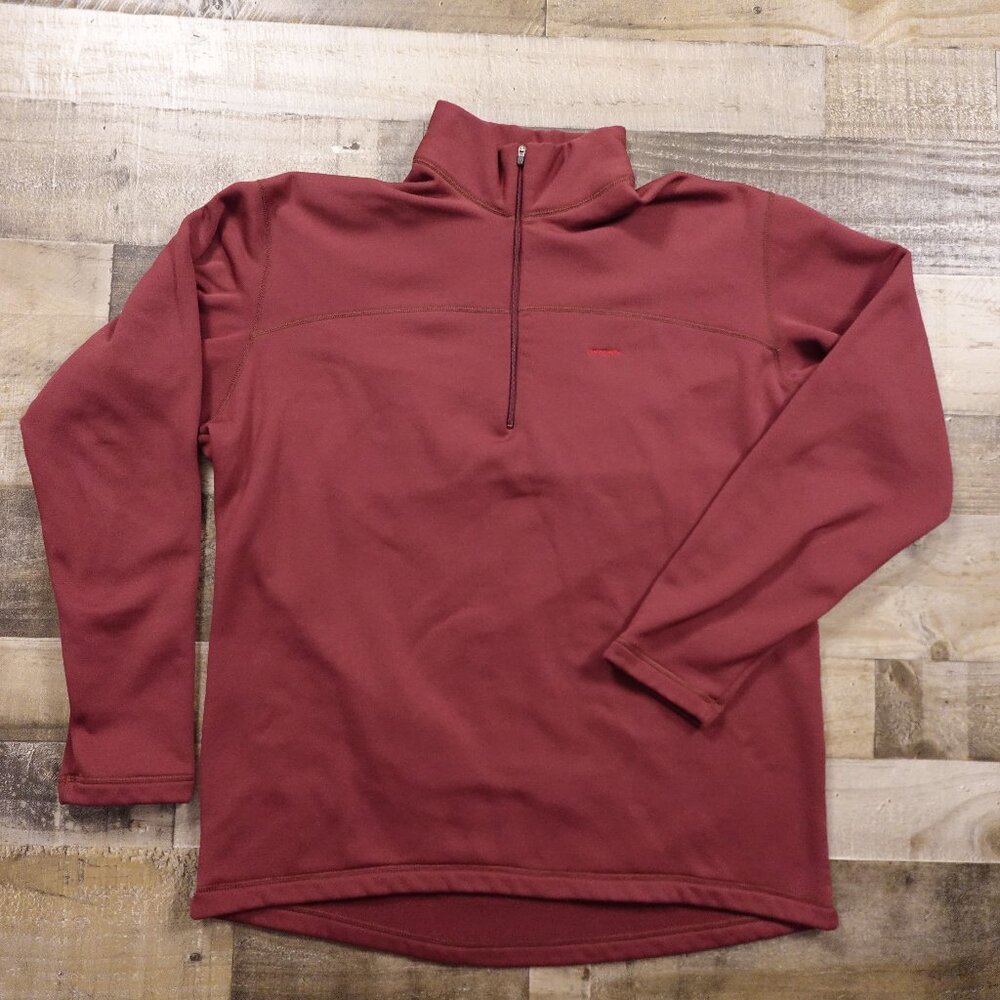 Patagonia Vintage Capilene Expedition Weight Stretch Pullover Men’s XL Maroon